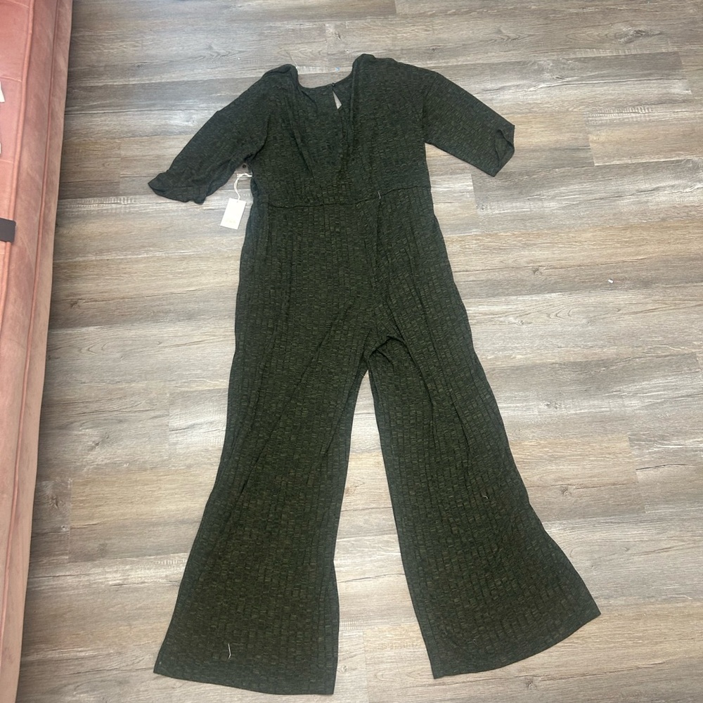 Chic Dark Green Jumpsuit